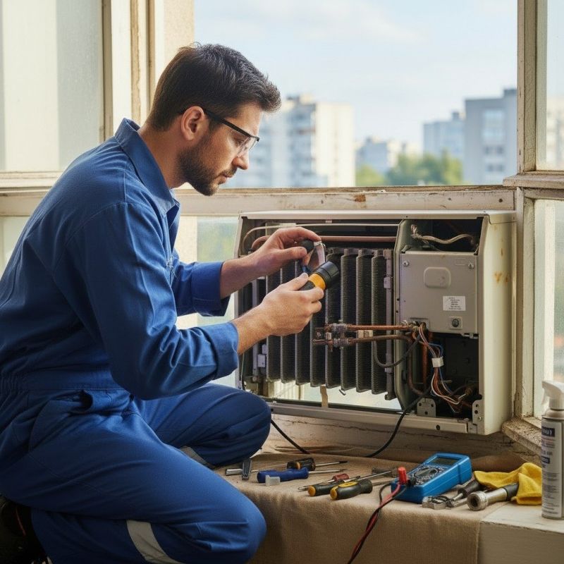Local Window Ac Unit Repair pros at work